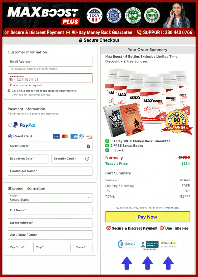 Max Boost Plus buy process explained – what happens after I click the 'Buy Now' button on the Max Boost Plus official website 2025