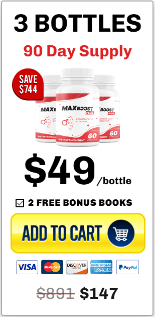 MAXBoost plus 90-day supply 3 bottles – buy MAXBoost supplement today for optimal results